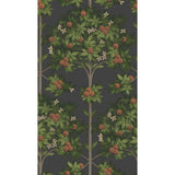 COLE & SON - ORANGE BLOSSOM- ORANGE & SPRING GREEN/BLACK - Wallcovering by the Roll
