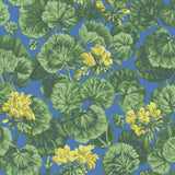 COLE & SON - GERANIUM- LEMON/FOREST GREEN/ELECTRIC BLUE - Wallcovering by the Roll