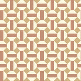 COLE & SON - ALICATADO- TERRACOTTA ON PARCHMENT - Wallcovering by the Roll