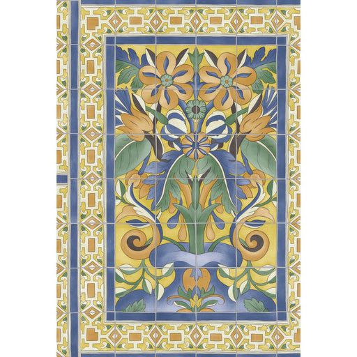 COLE & SON - TRIANA- MARIGOLD & HYACINTH/CANARY YELLOW - Wallcovering by the Roll MARIGOLD & HYACINTH/CANARY YELLOW