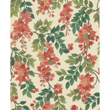 COLE & SON - BOUGAINVILLEA- ROUGE/OLIVE GRN/EMERALD/CRM - Wallcovering by the Roll