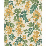 COLE & SON - BOUGAINVILLEA- MARIGOLD/LF GRN/EMERALD/PARC - Wallcovering by the Roll