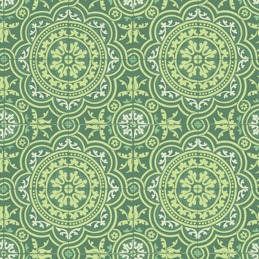 COLE & SON - PICCADILLY- LEAF GREEN & MINT ON FOREST - Wallcovering by the Roll LEAF GREEN & MINT ON FOREST