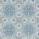 COLE & SON - PICCADILLY- DENIM & ROUGE ON CHALK - Wallcovering by the Roll