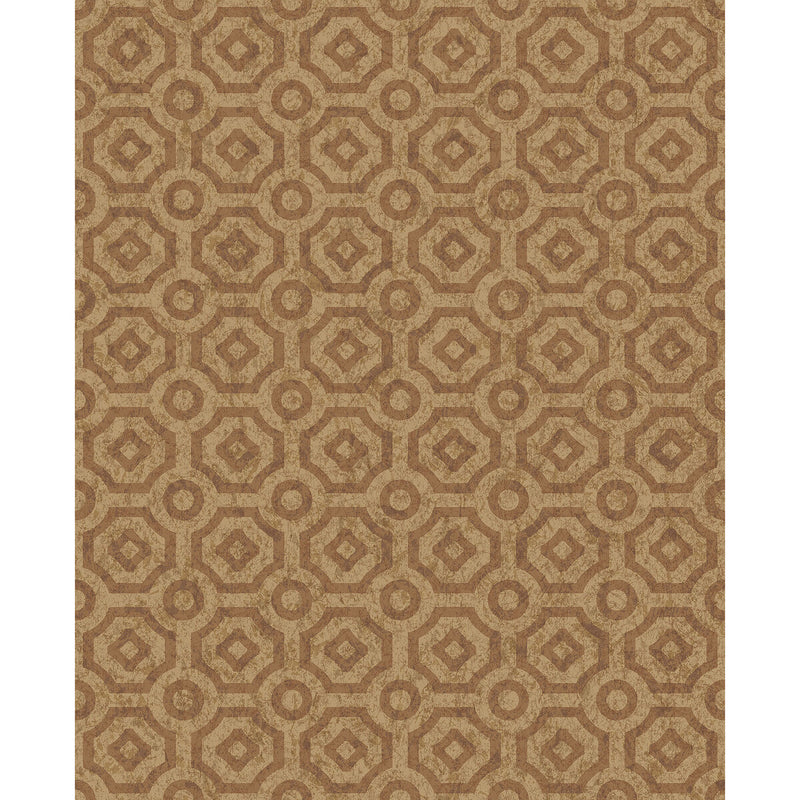 COLE & SON - QUEEN S QUARTER- MTCOPPER - Wallcovering by the Roll MTCOPPER