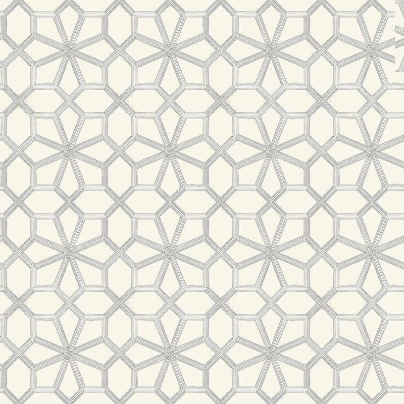 COLE & SON - WOLSEY STARS- SOOT ON SNOW - Wallcovering by the Roll SOOT ON SNOW