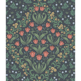 COLE & SON - TUDOR GARDEN- RO&FGRN/CHAR - Wallcovering by the Roll