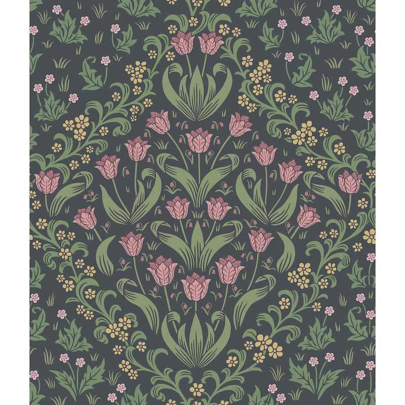 COLE & SON - TUDOR GARDEN- PLM&OGRN/CHR - Wallcovering by the Roll PLM&OGRN/CHR