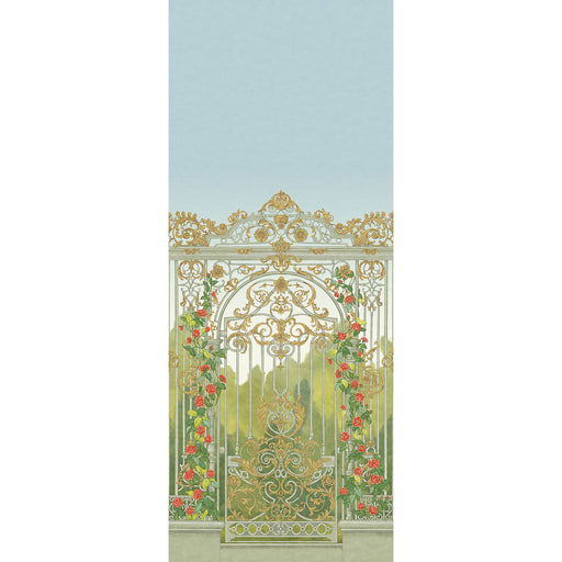 COLE & SON - TIJOU GATE- SPRING GREEN - Wallcovering by the EACH SPRING GREEN
