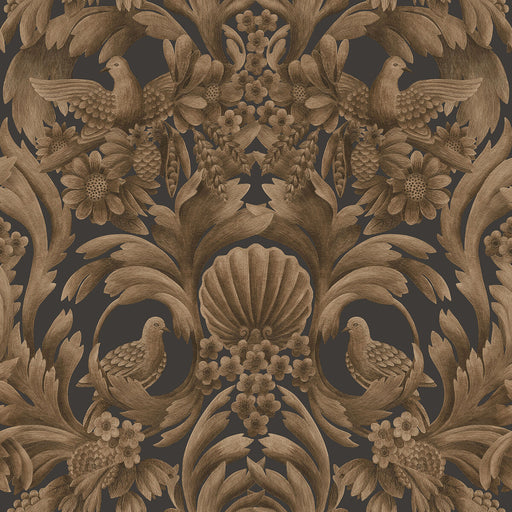 COLE & SON - GIBBONS CARVING- MBRNZ/CHR - Wallcovering by the Roll MBRNZ/CHR