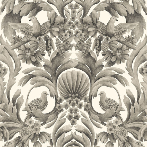 COLE & SON - GIBBONS CARVING- SOOT/STON - Wallcovering by the Roll SOOT/STON