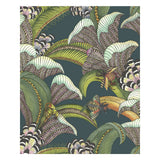 COLE & SON - HOOPOE LEAVES- VIRIDIAN - Wallcovering by the Roll