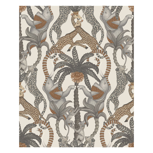 COLE & SON - SAFARI TOTEM- GNGR&TP/PRCHMNT - Wallcovering by the Roll GNGR&TP/PRCHMNT