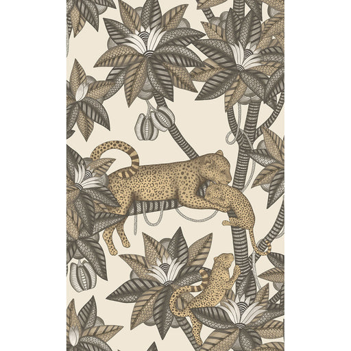 COLE & SON - SATARA- SOOT&METGLD/LINEN - Wallcovering by the Roll SOOT&METGLD/LINEN