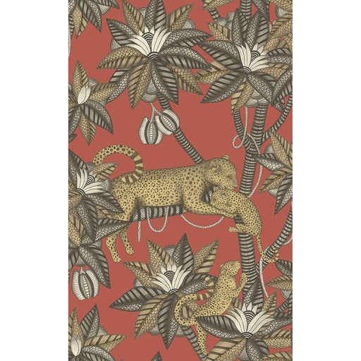 COLE & SON - SATARA- SOOT&METGLD/ROUGE - Wallcovering by the Roll SOOT&METGLD/ROUGE