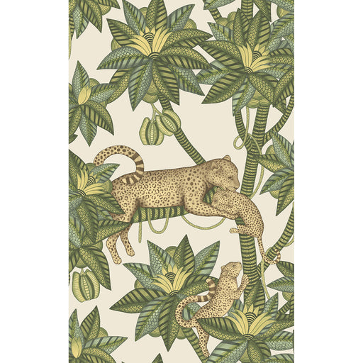 COLE & SON - SATARA- SPRNGRN&SND/LINEN - Wallcovering by the Roll SPRNGRN&SND/LINEN