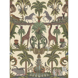 COLE & SON - AFRIKA KINGDOM- OLGREEN & SPGREEN/CREAM - Wallcovering by the Roll
