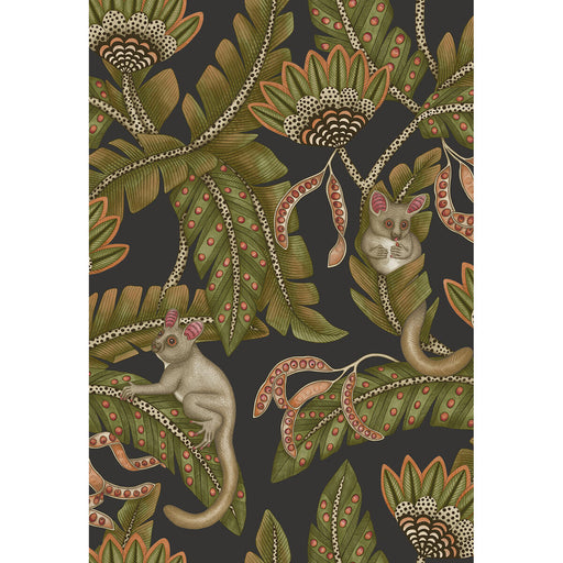COLE & SON - BUSH BABY- SPGRN&ORNG/BLCK - Wallcovering by the Roll SPGRN&ORNG/BLCK