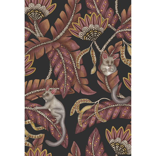 COLE & SON - BUSH BABY- CRMSN&MRGLD/CHRCL - Wallcovering by the Roll CRMSN&MRGLD/CHRCL