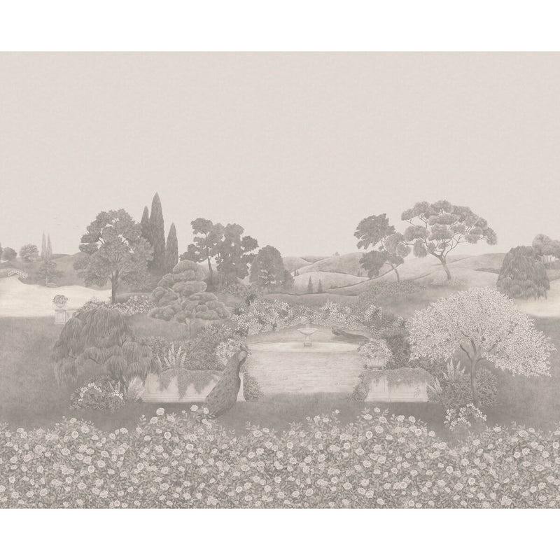 COLE & SON - IDYLL METALLIC- PLATINUM PEARL - Wallcovering by the EACH PLATINUM PEARL