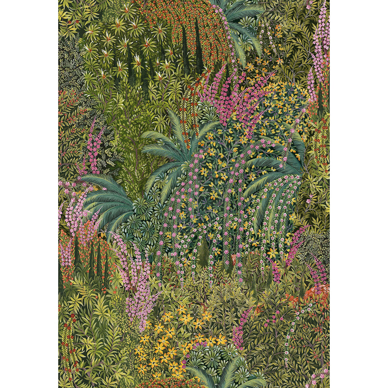 COLE & SON - CASCADE- LEAF GREEN - Wallcovering by the Roll LEAF GREEN
