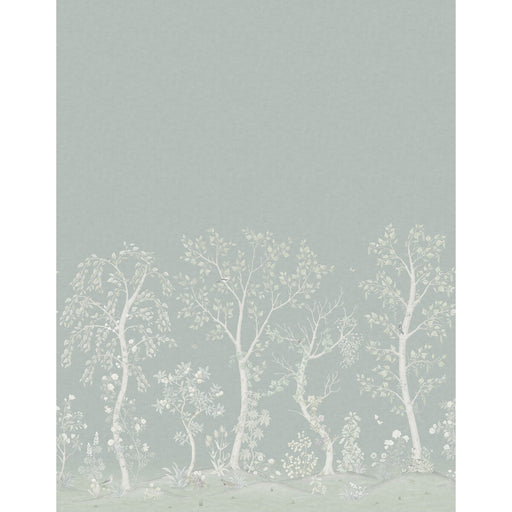 COLE & SON - SEASONAL WOODS METALLIC- JADE / SAGE PEARL - Wallcovering by the EACH JADE / SAGE PEARL