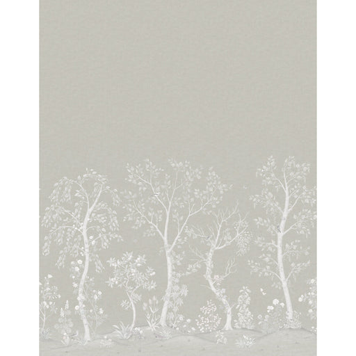 COLE & SON - SEASONAL WOODS METALLIC- PLATINUM - Wallcovering by the EACH PLATINUM