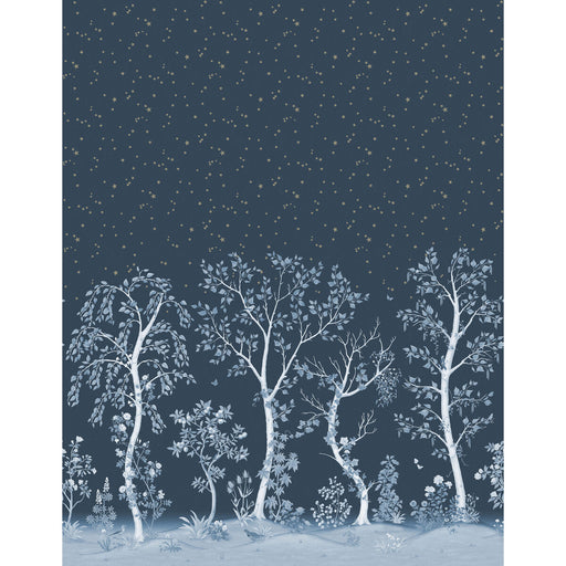 COLE & SON - SEASONAL WOODS- MIDNIGHT - Wallcovering by the EACH MIDNIGHT