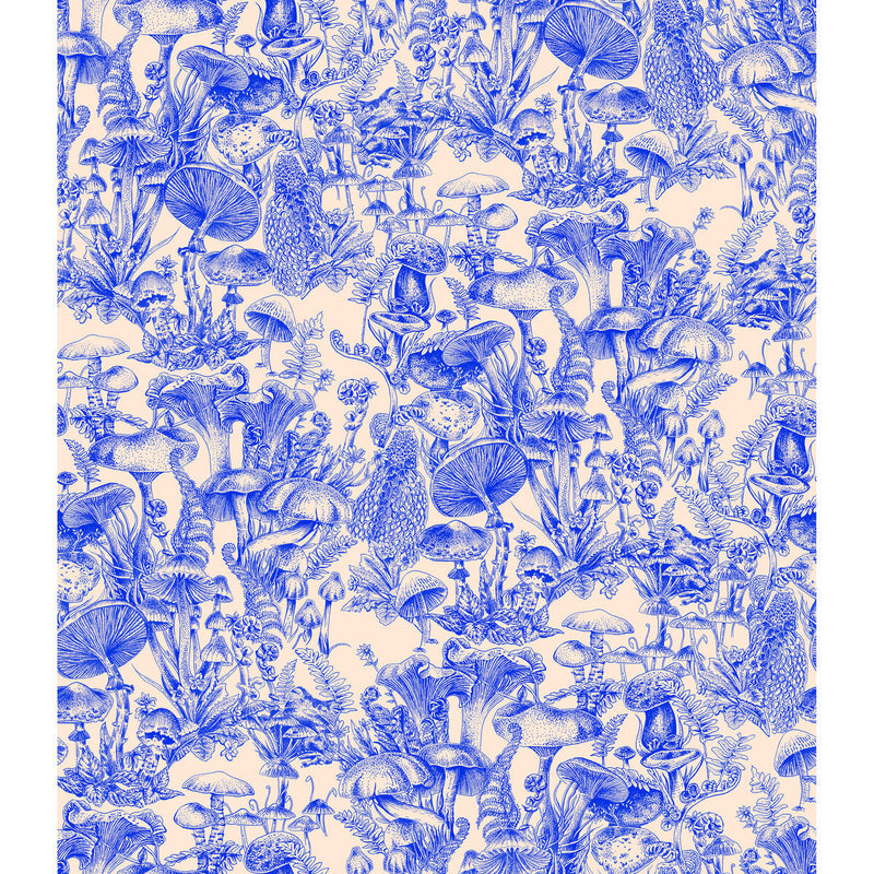 COLE & SON - FUNGI FOREST- NAVY - Wallcovering by the Roll NAVY