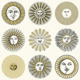COLE & SON - SOLI- CREAM & GOLD - Wallcovering by the Roll