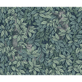 COLE & SON - FOGLIE E SCIMMIE- VIRIDIAN - Wallcovering by the Roll