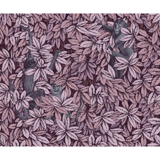 COLE & SON - FOGLIE E SCIMMIE- BLUSH - Wallcovering by the Roll BLUSH