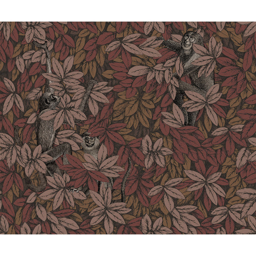 COLE & SON - FOGLIE E SCIMMIE- AUTUMNAL - Wallcovering by the Roll AUTUMNAL