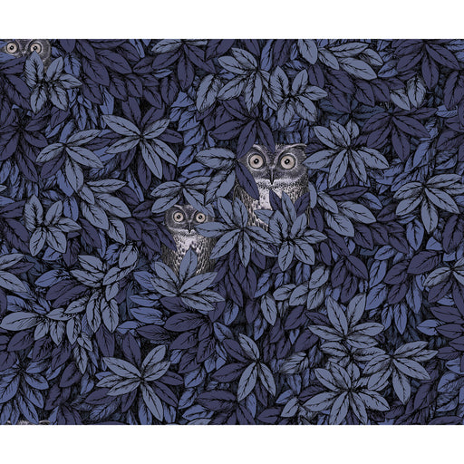COLE & SON - FOGLIE E CIVETTE- MIDNIGHT - Wallcovering by the Roll MIDNIGHT