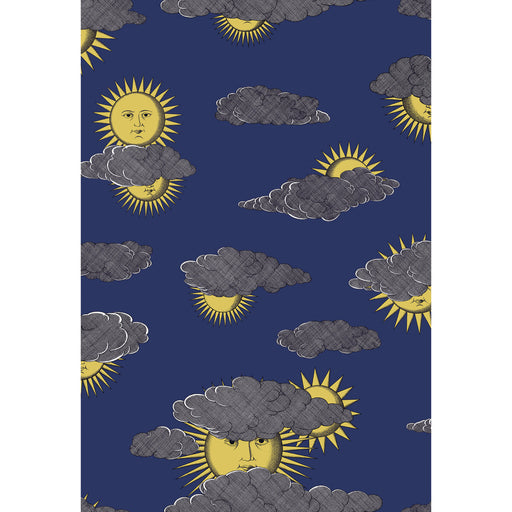 COLE & SON - SOLI E NUVOLE- YELLOW BLUE - Wallcovering by the Roll YELLOW BLUE