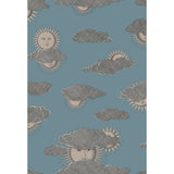 COLE & SON - SOLI E NUVOLE- TEAL - Wallcovering by the Roll