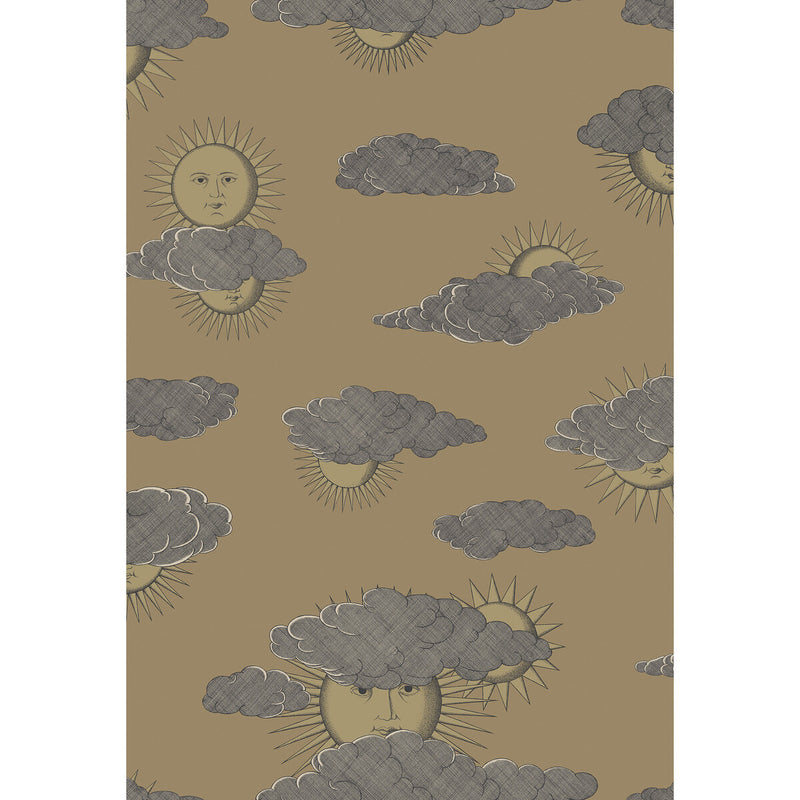 COLE & SON - SOLI E NUVOLE- GOLD - Wallcovering by the Roll GOLD
