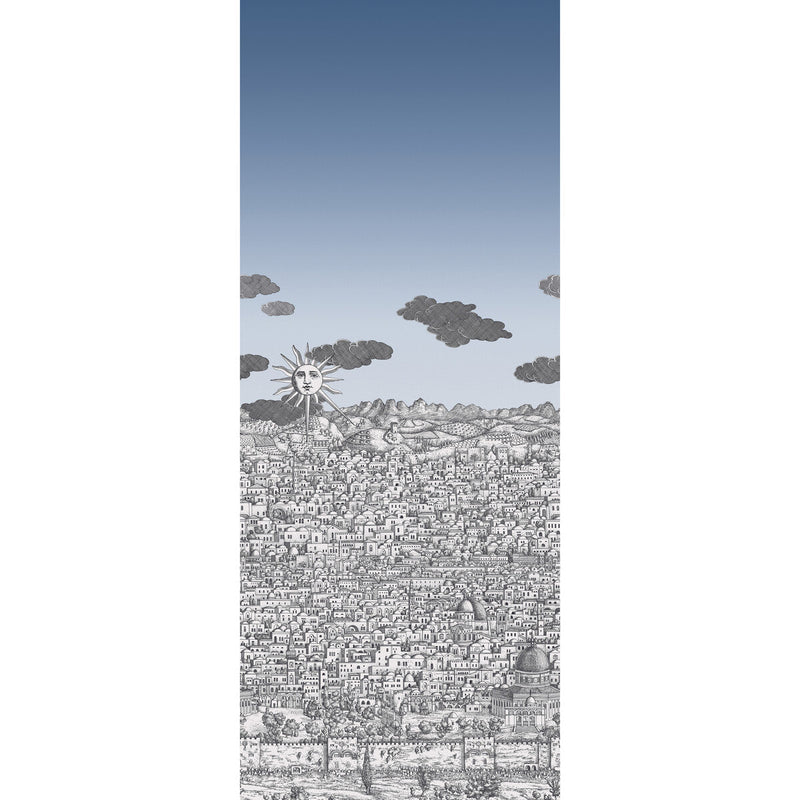 COLE & SON - VISTA MEDITERRANEA- BLUE - Wallcovering by the EACH BLUE