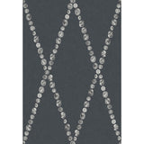 COLE & SON - CAMMEI- SILVER ON INK - Wallcovering by the Roll