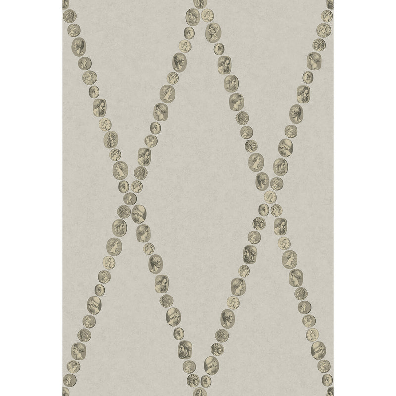 COLE & SON - CAMMEI- SOFT GOLD ON STONE - Wallcovering by the Roll SOFT GOLD ON STONE