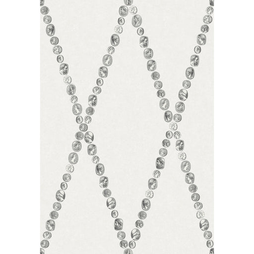 COLE & SON - CAMMEI- BLACK & WHITE - Wallcovering by the Roll BLACK & WHITE