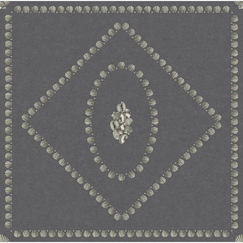 COLE & SON - CONCHIGLIE- CHARCOAL - Wallcovering by the Roll CHARCOAL