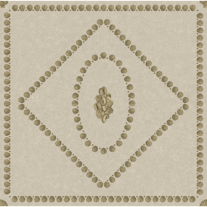 COLE & SON - CONCHIGLIE- GOLD ON STONE - Wallcovering by the Roll GOLD ON STONE