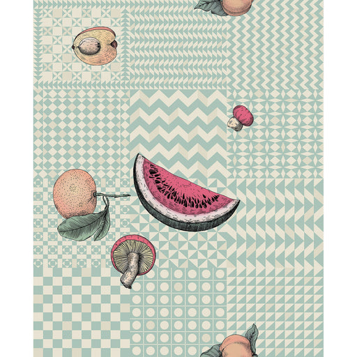 COLE & SON - FRUTTA E GEOMETRICO- PASTEL - Wallcovering by the Roll PASTEL