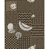 COLE & SON - FRUTTA E GEOMETRICO- GOLD - Wallcovering by the Roll