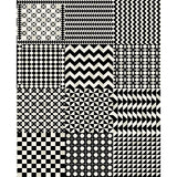 COLE & SON - GEOMETRICO- BLACK & WHITE - Wallcovering by the Roll