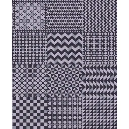 COLE & SON - GEOMETRICO- MAGENTA & INK - Wallcovering by the Roll MAGENTA & INK