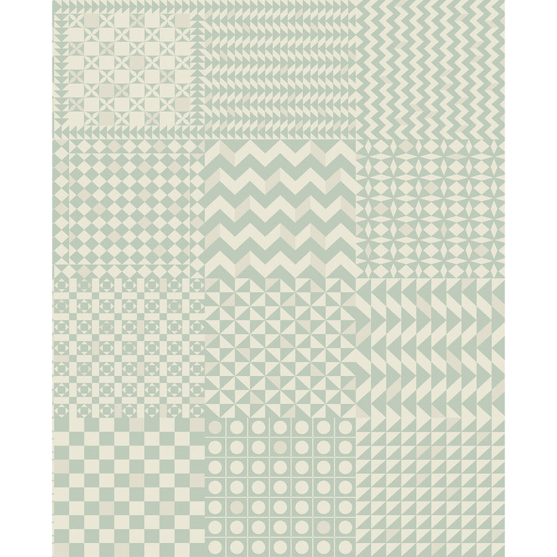 COLE & SON - GEOMETRICO- PASTEL - Wallcovering by the Roll PASTEL