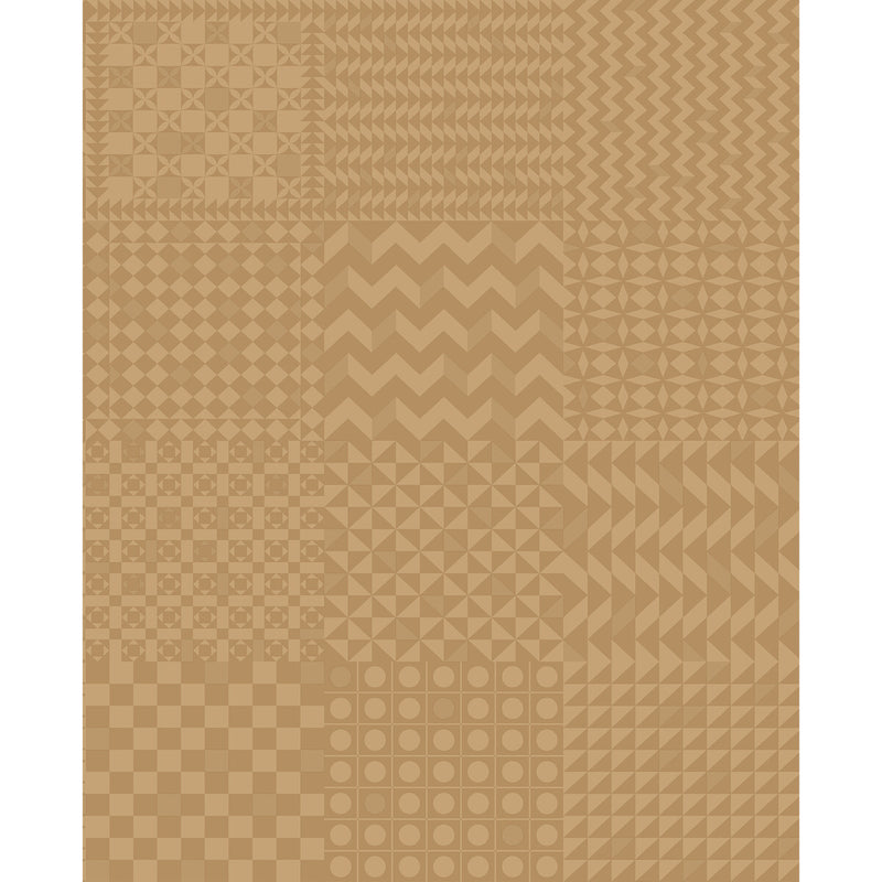 COLE & SON - GEOMETRICO- GOLD ON GOLD - Wallcovering by the Roll GOLD ON GOLD