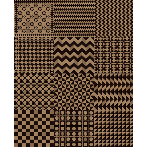 COLE & SON - GEOMETRICO- BLACK & GOLD - Wallcovering by the Roll BLACK & GOLD